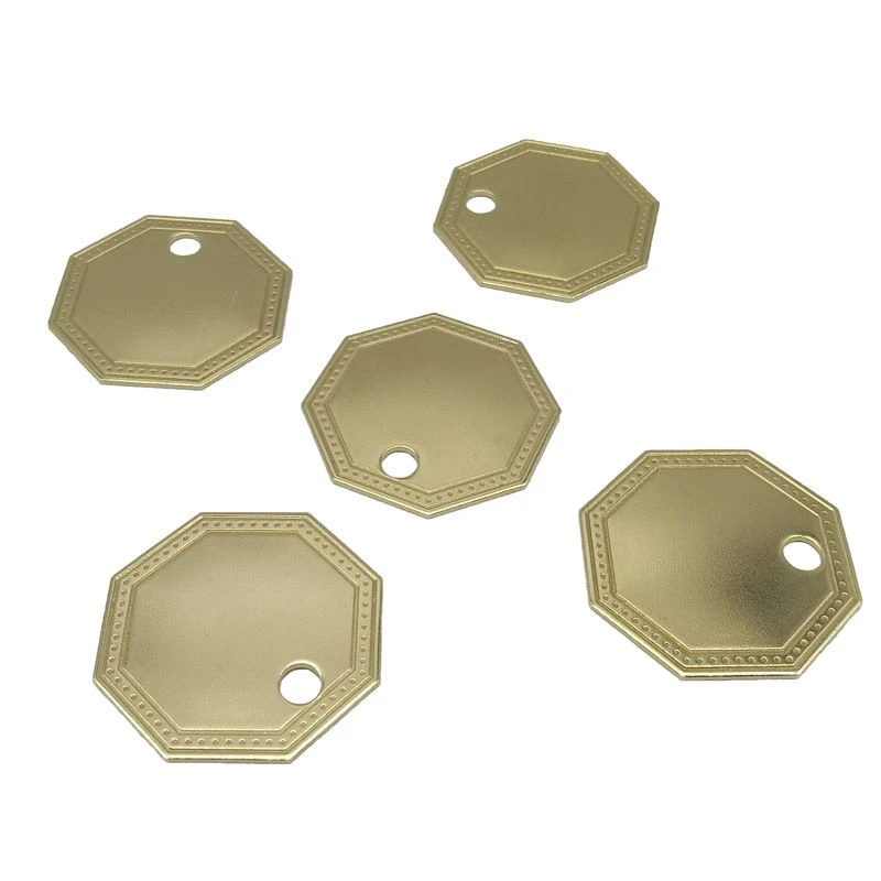 Metal material hang tags