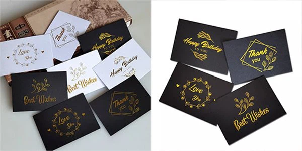 kraft paper thank you cards