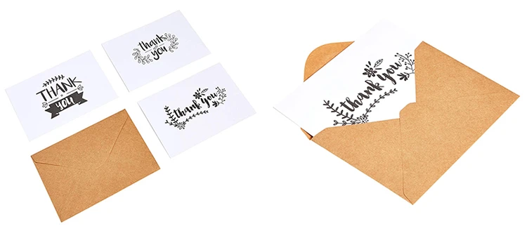 thank you cards set