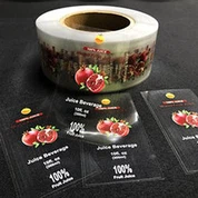 Prozorna vinilna nalepka